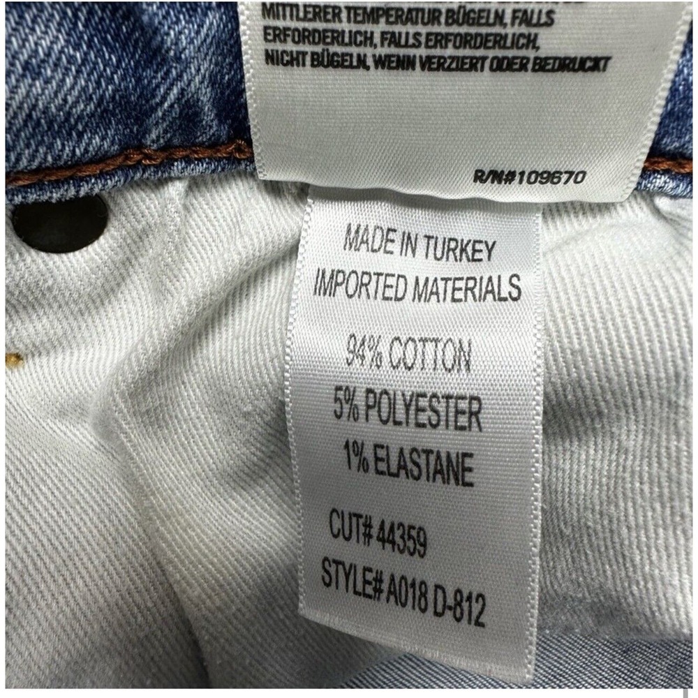 Agolde Sophie High Rise Skinny Crop Jeans Size 28 In Breakout Distressed - Picture 15 of 15